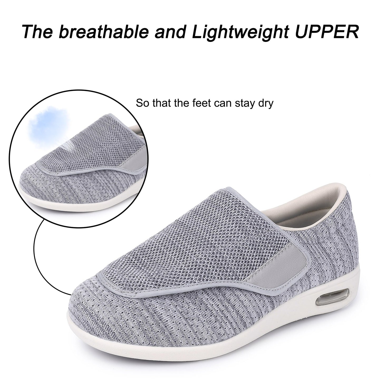 SPR&JOY Diabetic Shoes for Women – Comfortable & Supportive Footwear for Swollen Feet & Edema