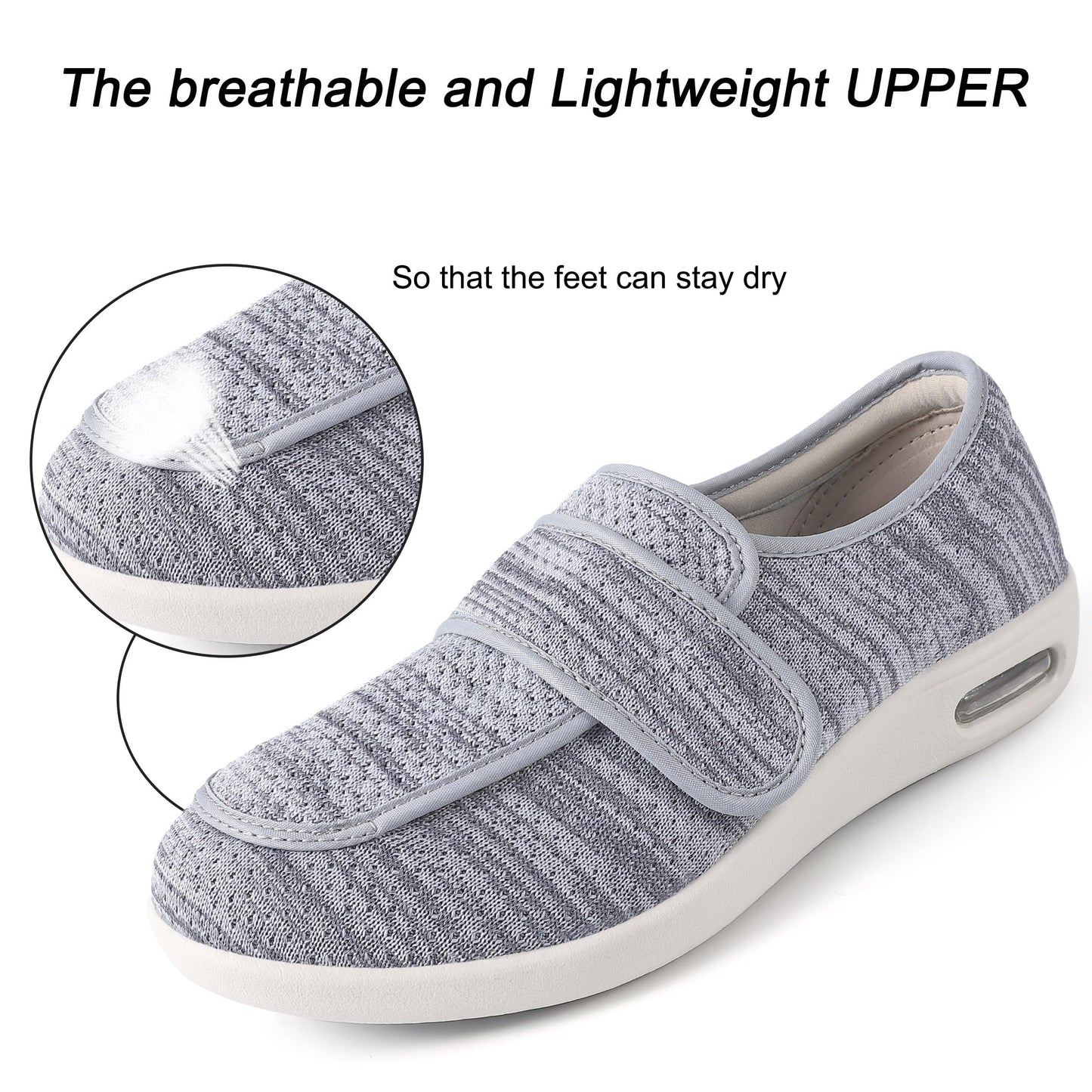 SPR&JOY Diabetic Shoes for Women – Comfortable & Supportive Footwear for Swollen Feet & Edema
