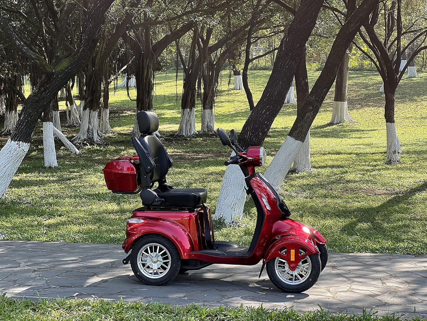 Heavy Duty 4-Wheel Mobility Scooter for Seniors & Adults – Powerful, All-Terrain & Long-Range Travel Solution