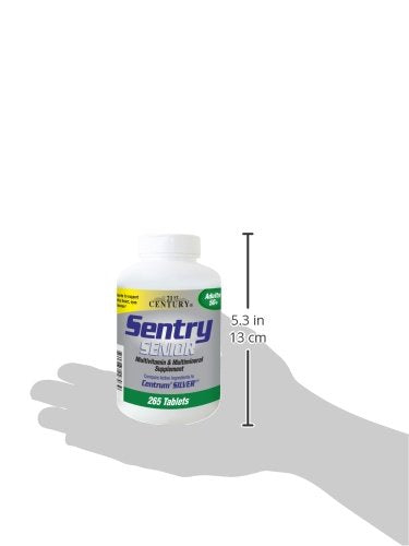 21st Century Sentry Senior Tablets, 265 Count – Comprehensive Multivitamin & Multimineral Support