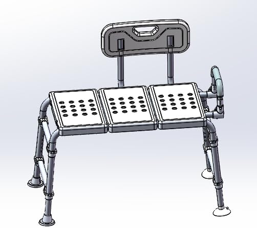 Transfer Bench for Bathtubs and Showers, Shower Chair
