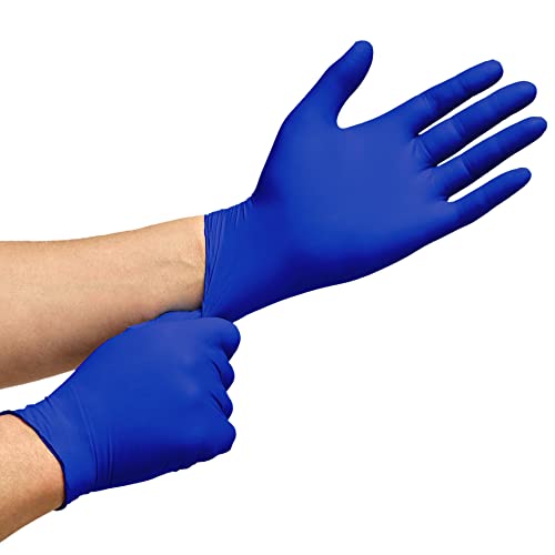 Inspire Nitrile Exam Gloves | The Original Quality Stretch Nitrile Cobalt Blue | 4.5 Gloves Disposable Latex Free Medical EMT