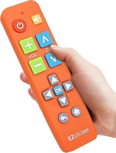 Big Button Universal TV Remote (Black) – Simple, Accessible & Smart Control