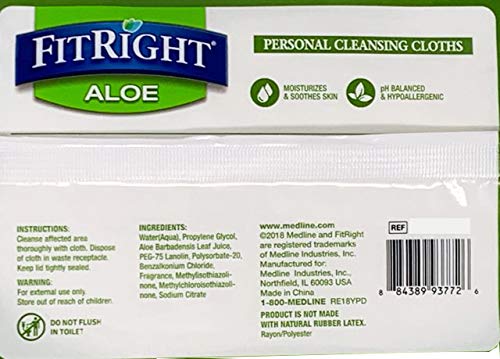 FitRight Personal Cleansing Wipes with Aloe – Gentle & Effective Skin Care Solution