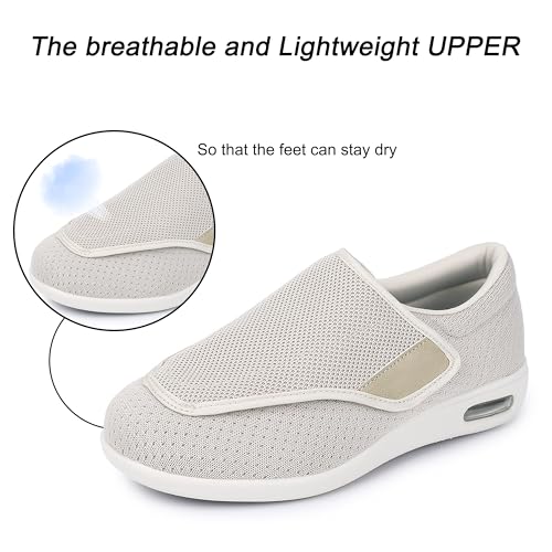 SPR&JOY Diabetic Shoes for Women – Comfortable & Supportive Footwear for Swollen Feet & Edema