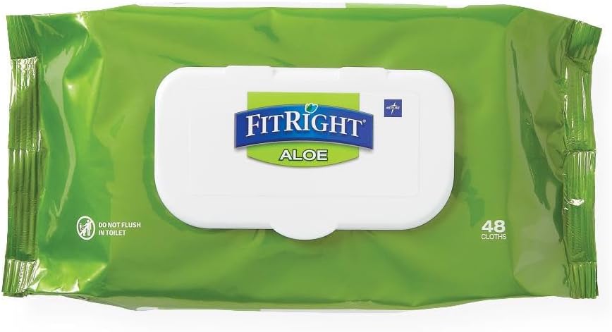 FitRight Personal Cleansing Wipes with Aloe – Gentle & Effective Skin Care Solution