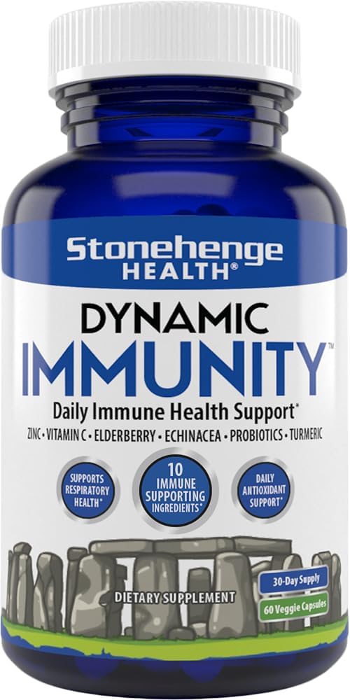 Stonehenge Health Dynamic Immunity Daily Supplement – Comprehensive Immune & Respiratory Support