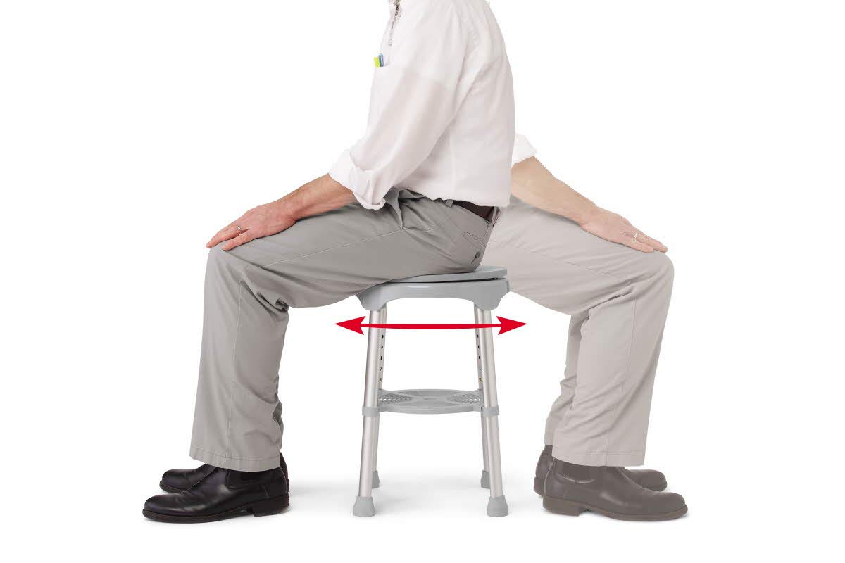 Medline Durable Aluminum Frame Round Swivel Shower Stool – Safe, Comfortable & Adjustable