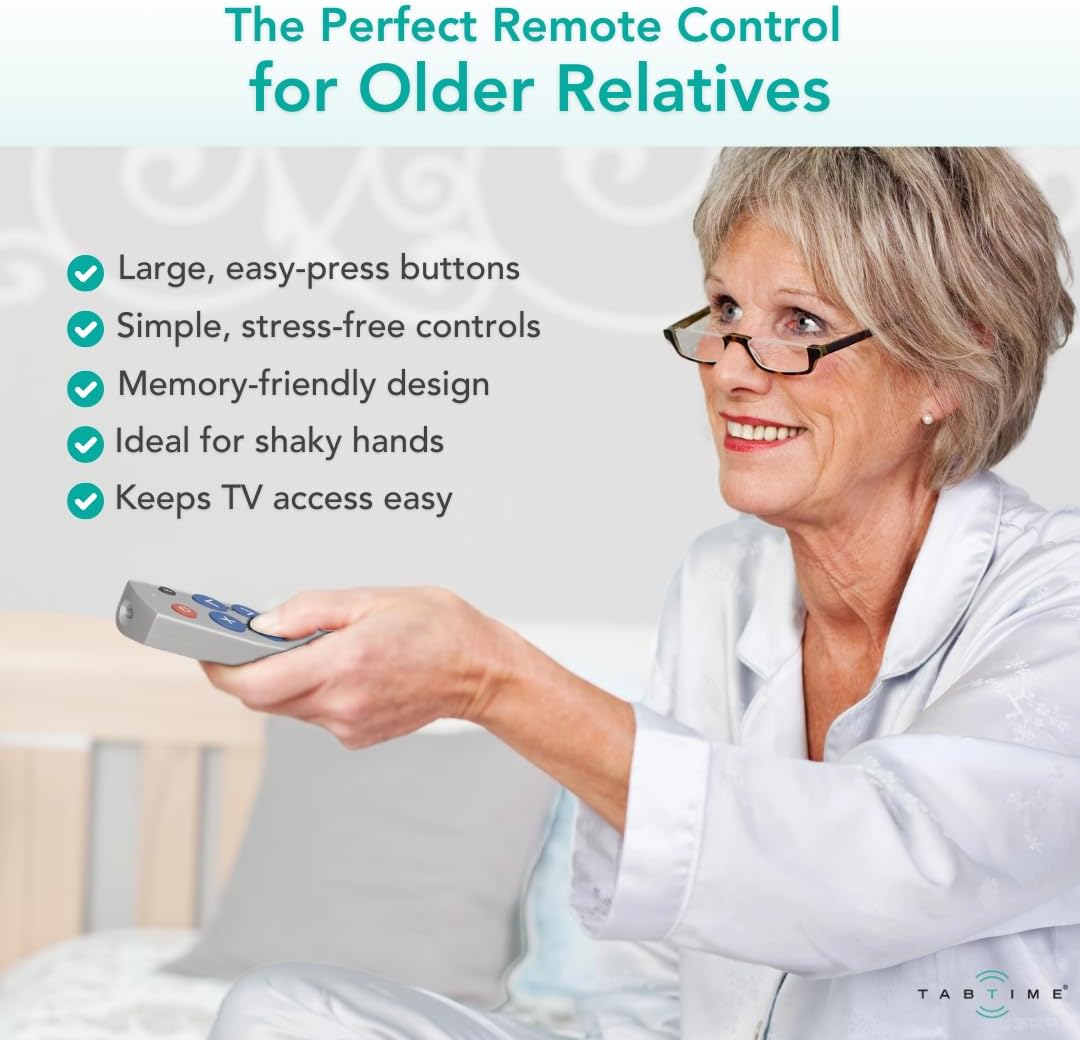 Simple TV Remote for Seniors – Easy, Intuitive, and Designed for Accessibility