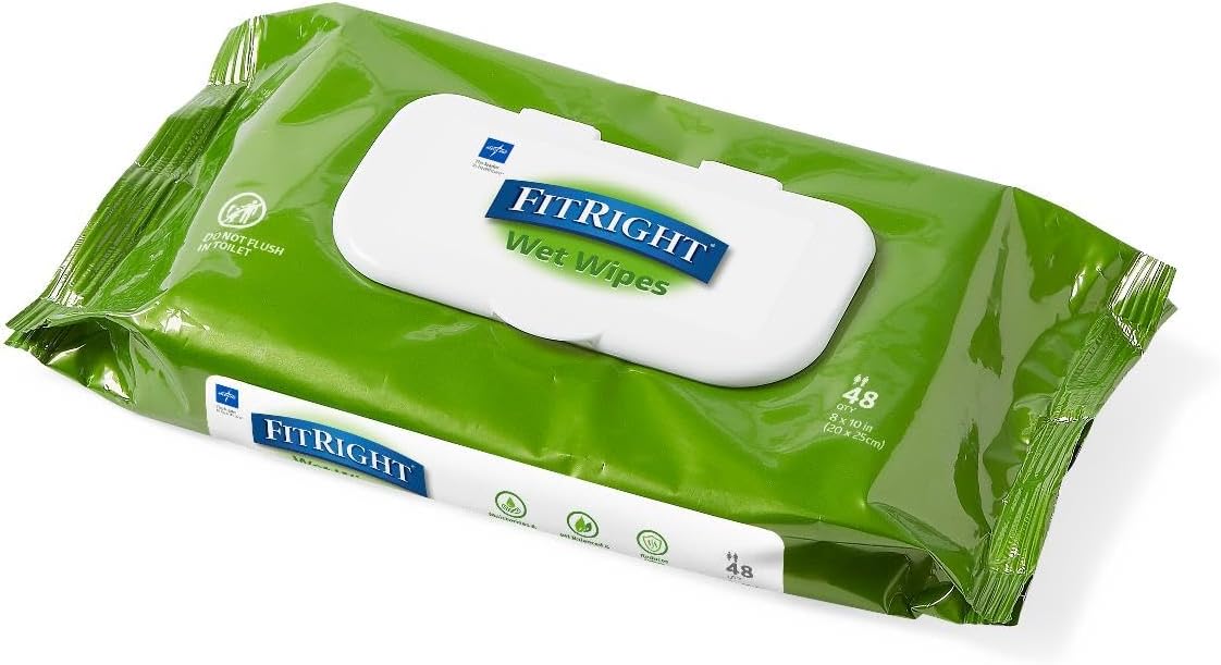 FitRight Personal Cleansing Wipes with Aloe – Gentle & Effective Skin Care Solution