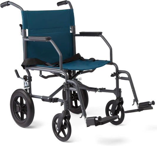 Medline Basic Steel Transport Chair – Durable & Convenient Mobility Aid