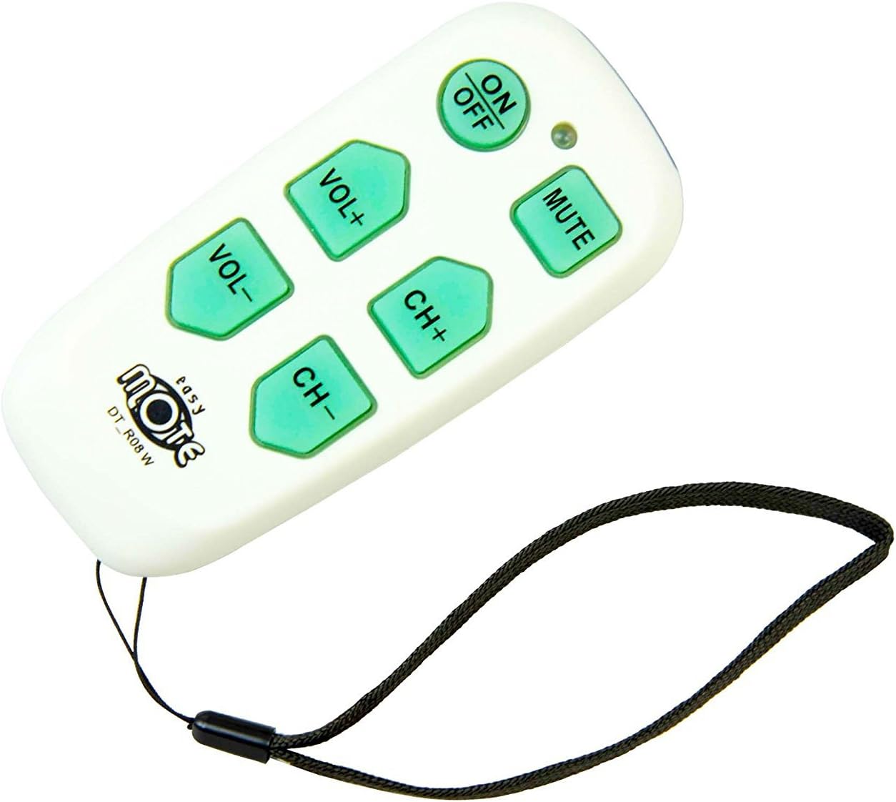 Universal Big Button TV Remote - EasyMote | DT-R08W – Simple, Accessible & Smart Control