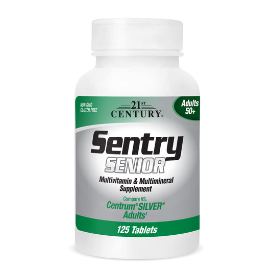 21st Century Sentry Senior Tablets, 265 Count – Comprehensive Multivitamin & Multimineral Support