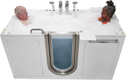 Escape 36"x72" Two-Seat Walk-In Bathtub – Spacious, Therapeutic, and Accessible Bathing Solution