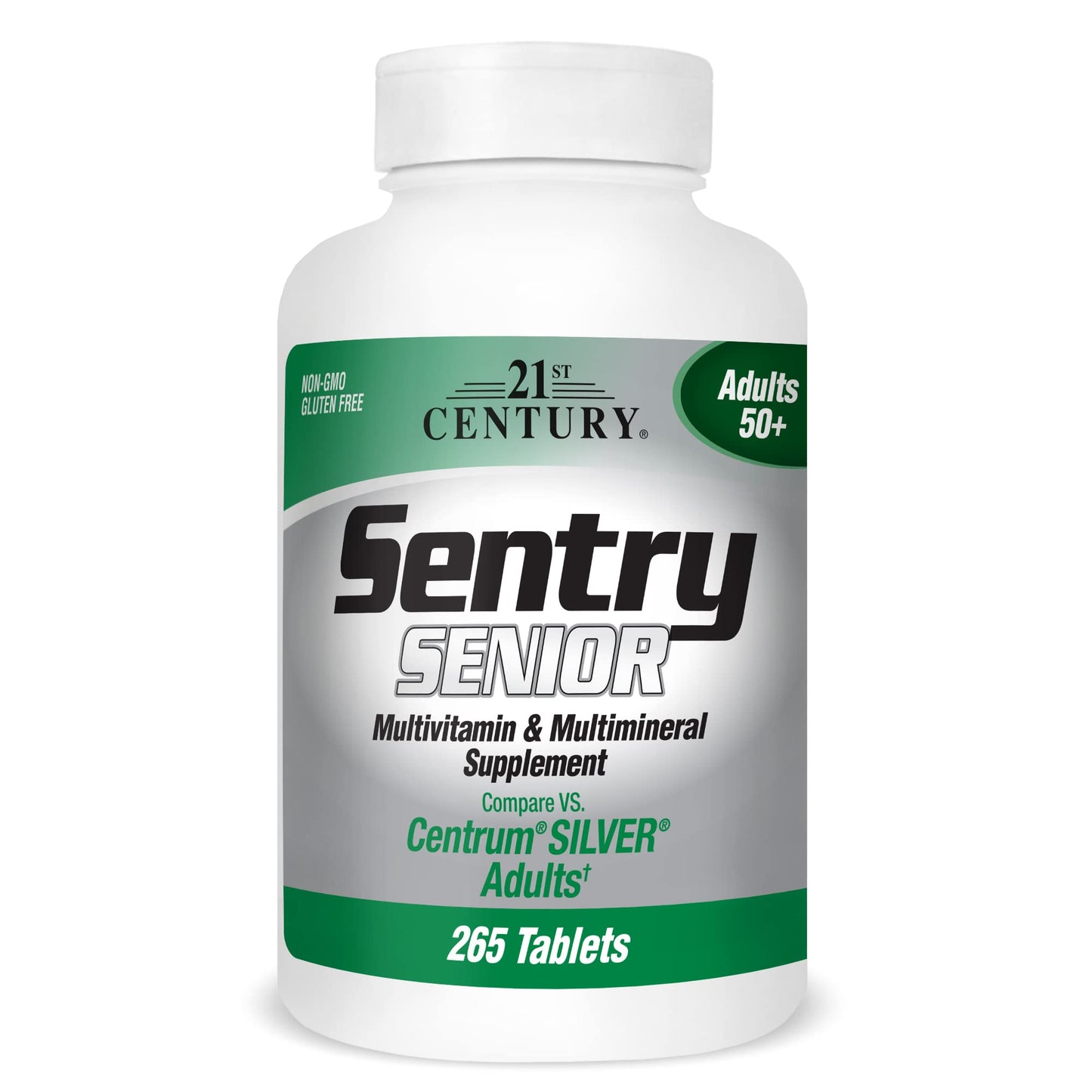21st Century Sentry Senior Tablets, 265 Count – Comprehensive Multivitamin & Multimineral Support