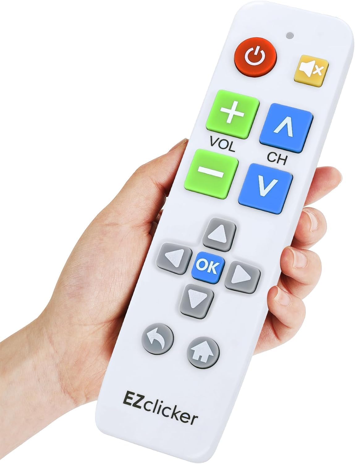 Big Button Universal TV Remote (Black) – Simple, Accessible & Smart Control