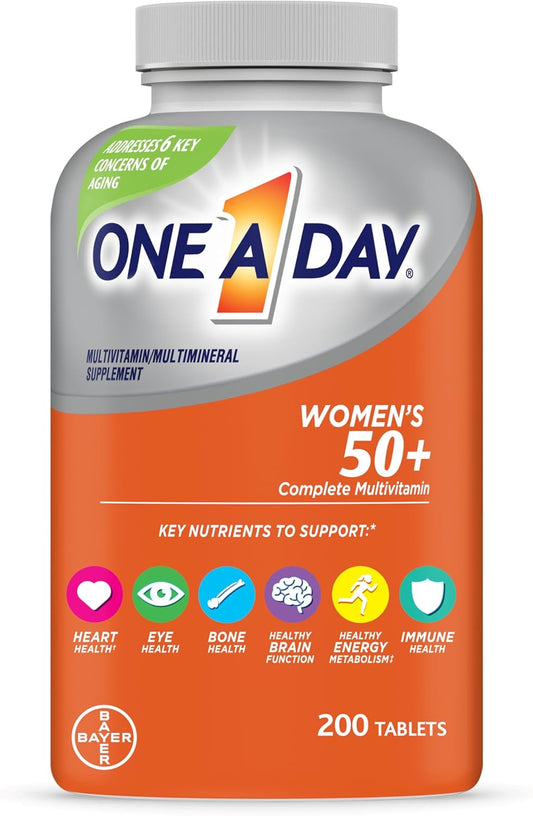One A Day Women’s 50+ Multivitamin – Essential Daily Nutrition for Women Over 50