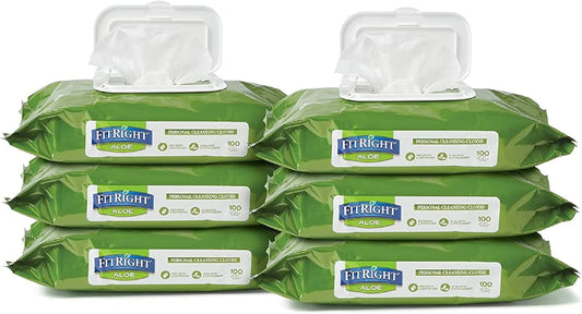 FitRight Personal Cleansing Wipes with Aloe – Gentle & Effective Skin Care Solution