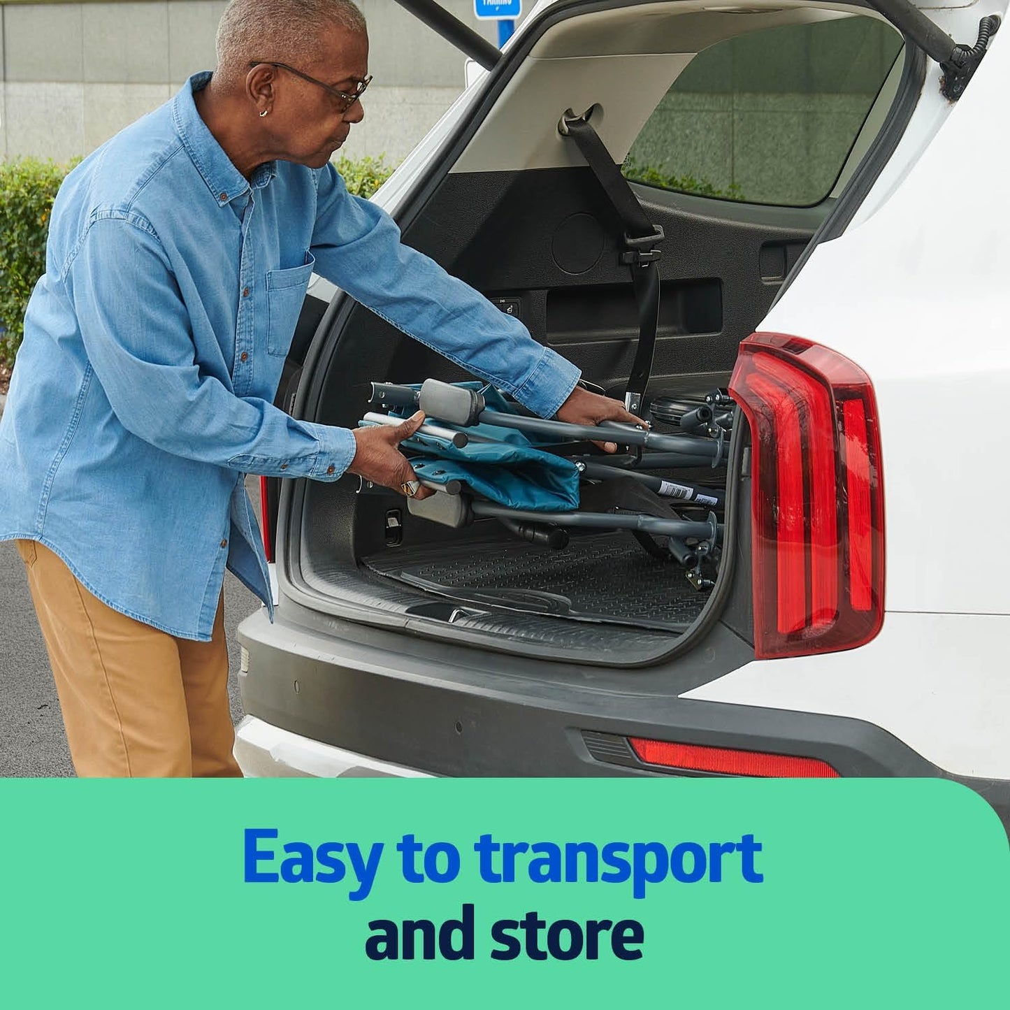 Medline Basic Steel Transport Chair – Durable & Convenient Mobility Aid
