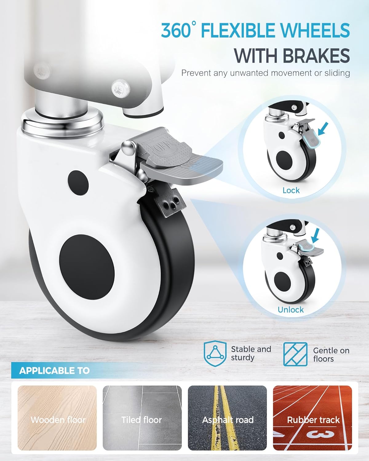 Enlarged Rolling Shower Chair – 4-in-1 Bariatric Commode Chair for Elderly & Post-Op Recovery