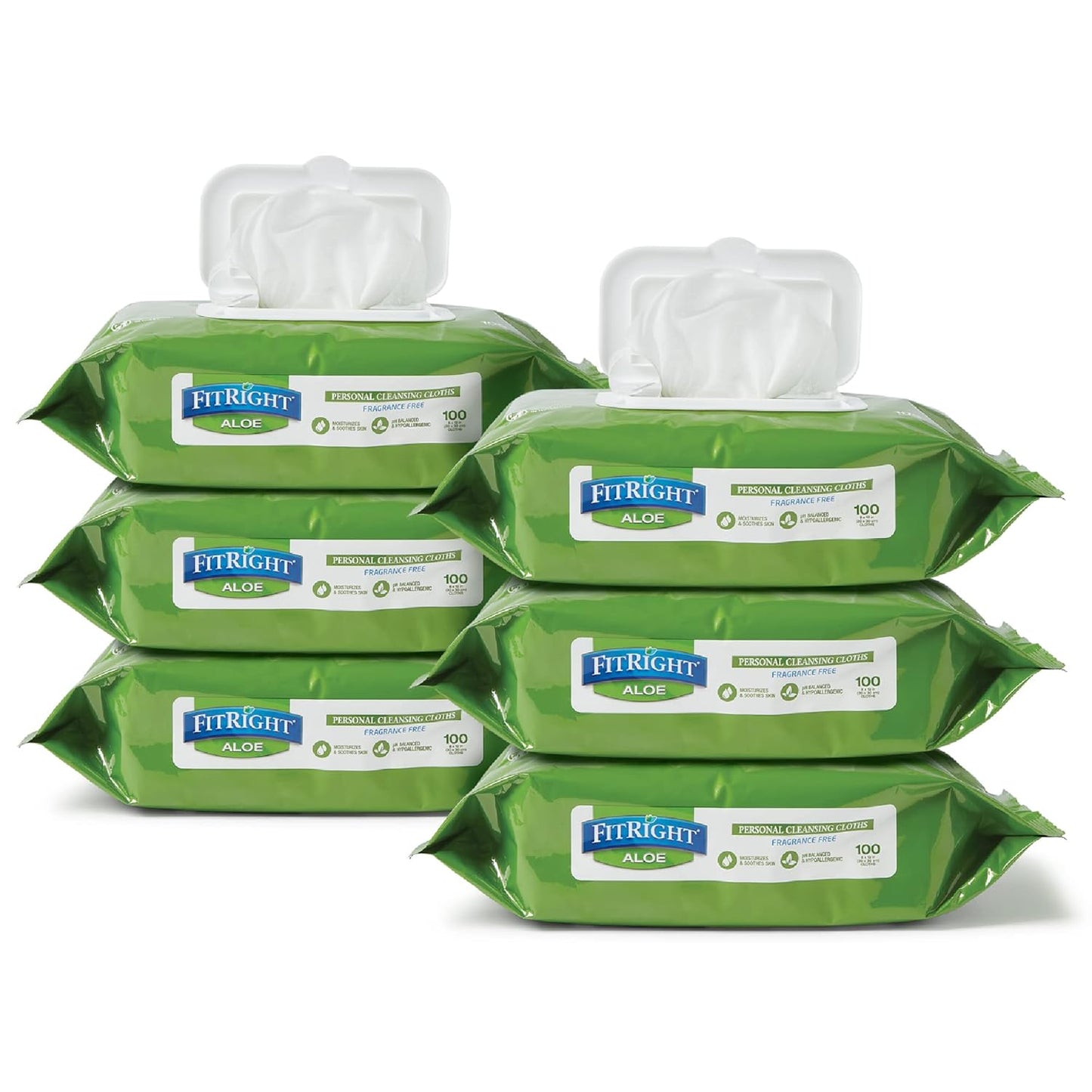 FitRight Personal Cleansing Wipes with Aloe – Gentle & Effective Skin Care Solution