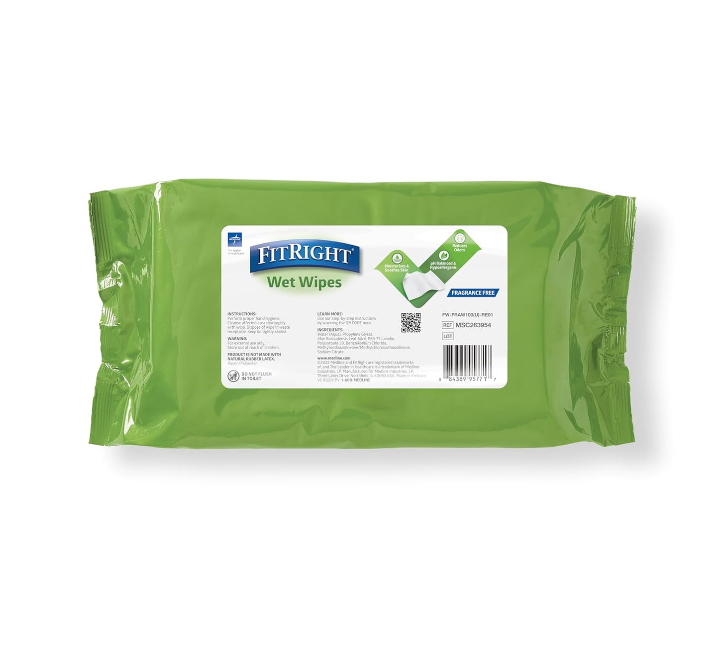 FitRight Personal Cleansing Wipes with Aloe – Gentle & Effective Skin Care Solution