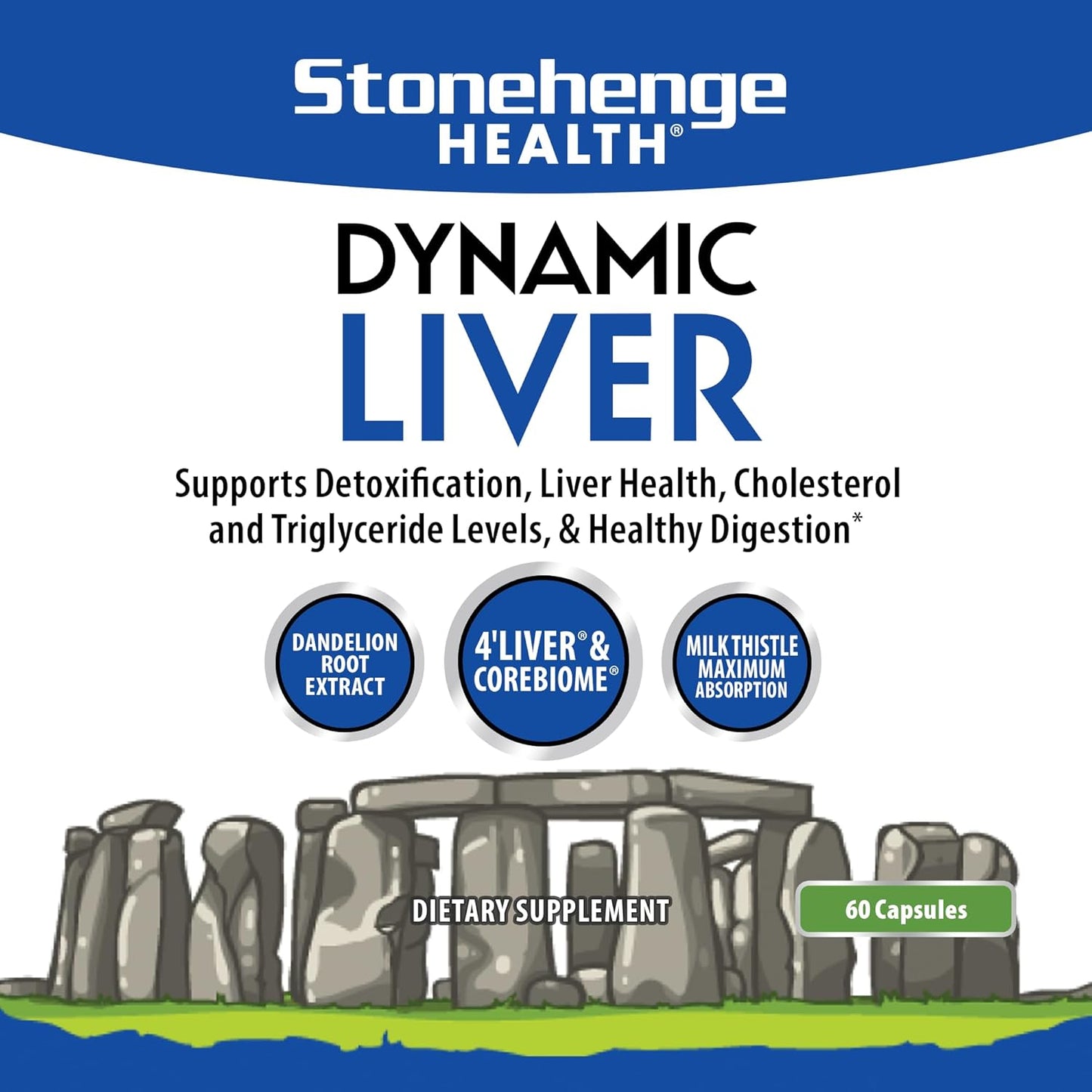 Stonehenge Health Dynamic Liver Supplement – Advanced Detox & Liver Health Support