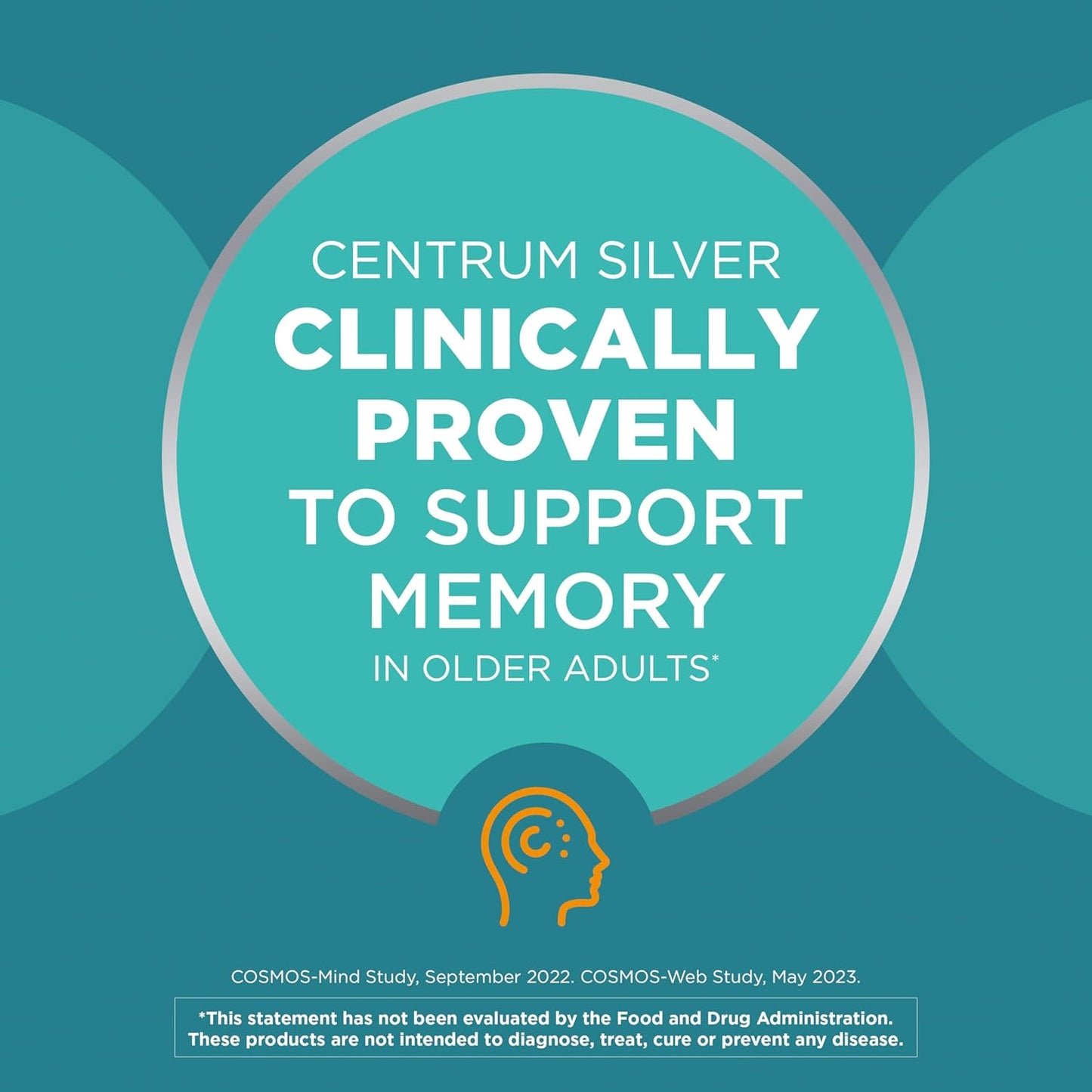 Centrum Minis Silver Multivitamin Tablet for Adults 50 Plus – Essential Daily Nutrition for Memory, Cognition & Overall Wellness