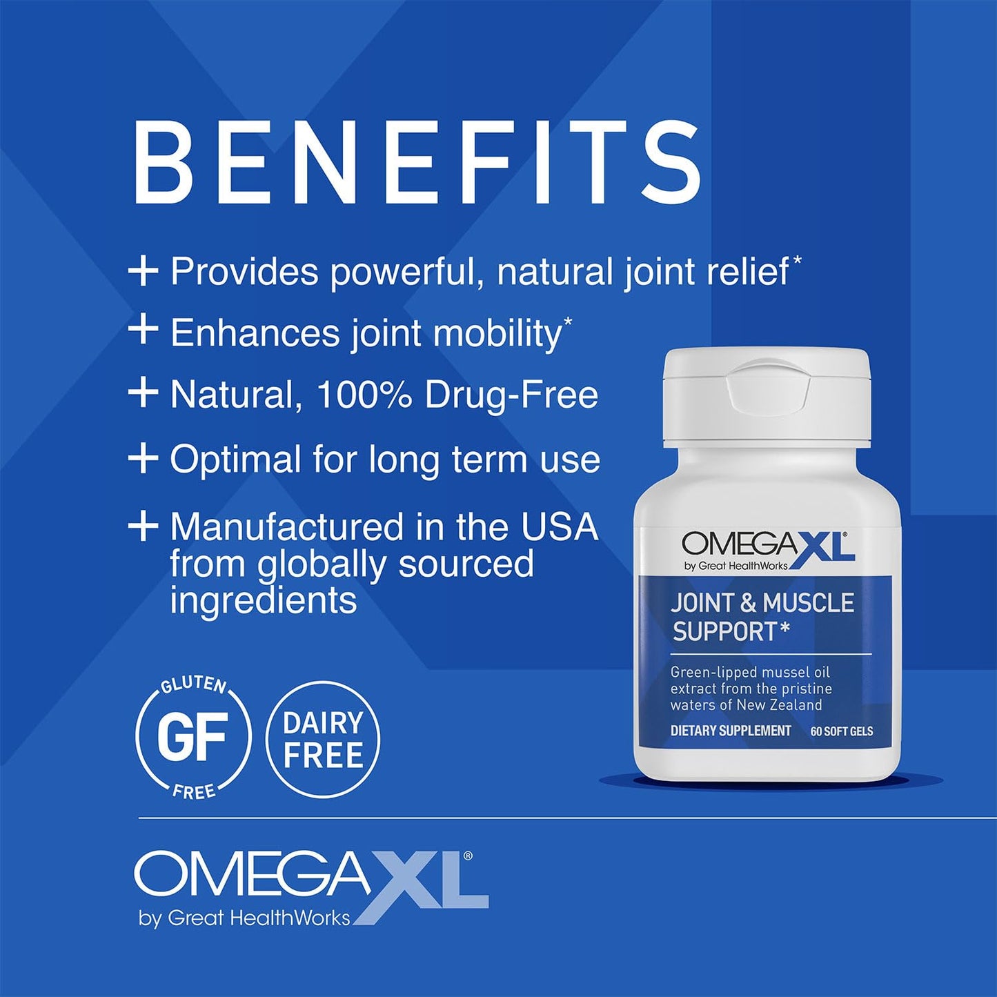 OmegaXL Joint Support Supplement – Advanced Joint & Muscle Relief