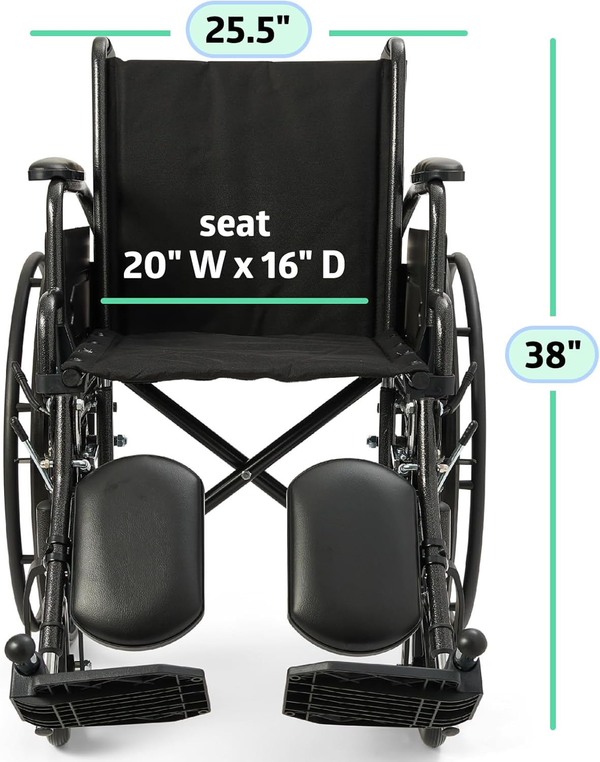 Medline Lightweight Wheelchair for Adults – Comfortable, Foldable & User-Friendly Mobility Solution