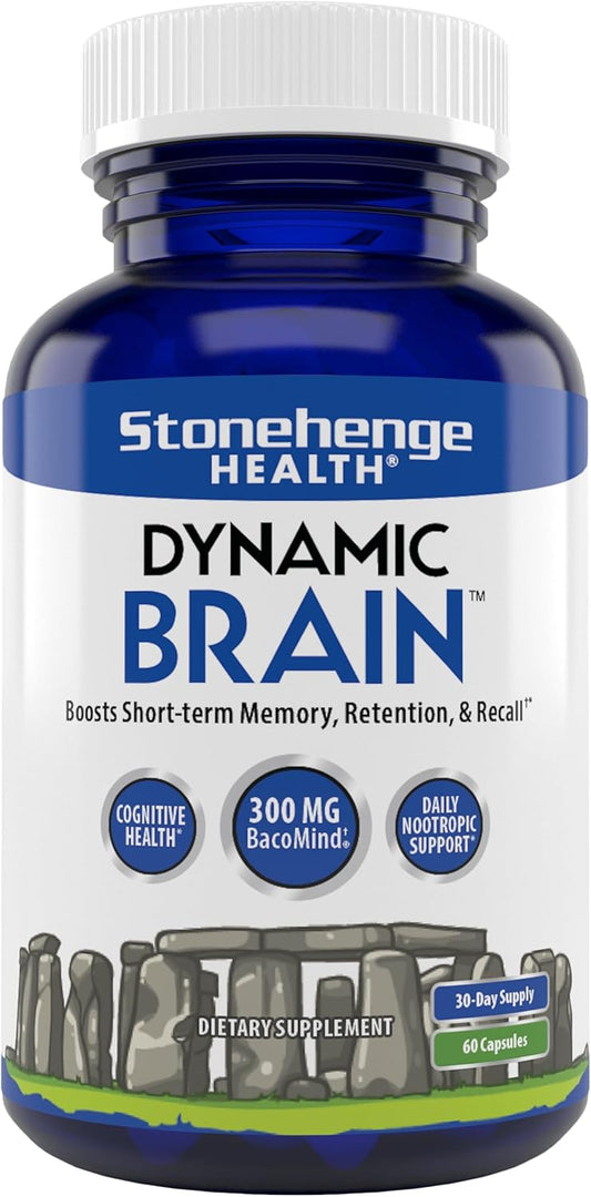Stonehenge Health Dynamic Brain Supplement – Advanced Cognitive Support for Memory, Focus & Mental Clarity