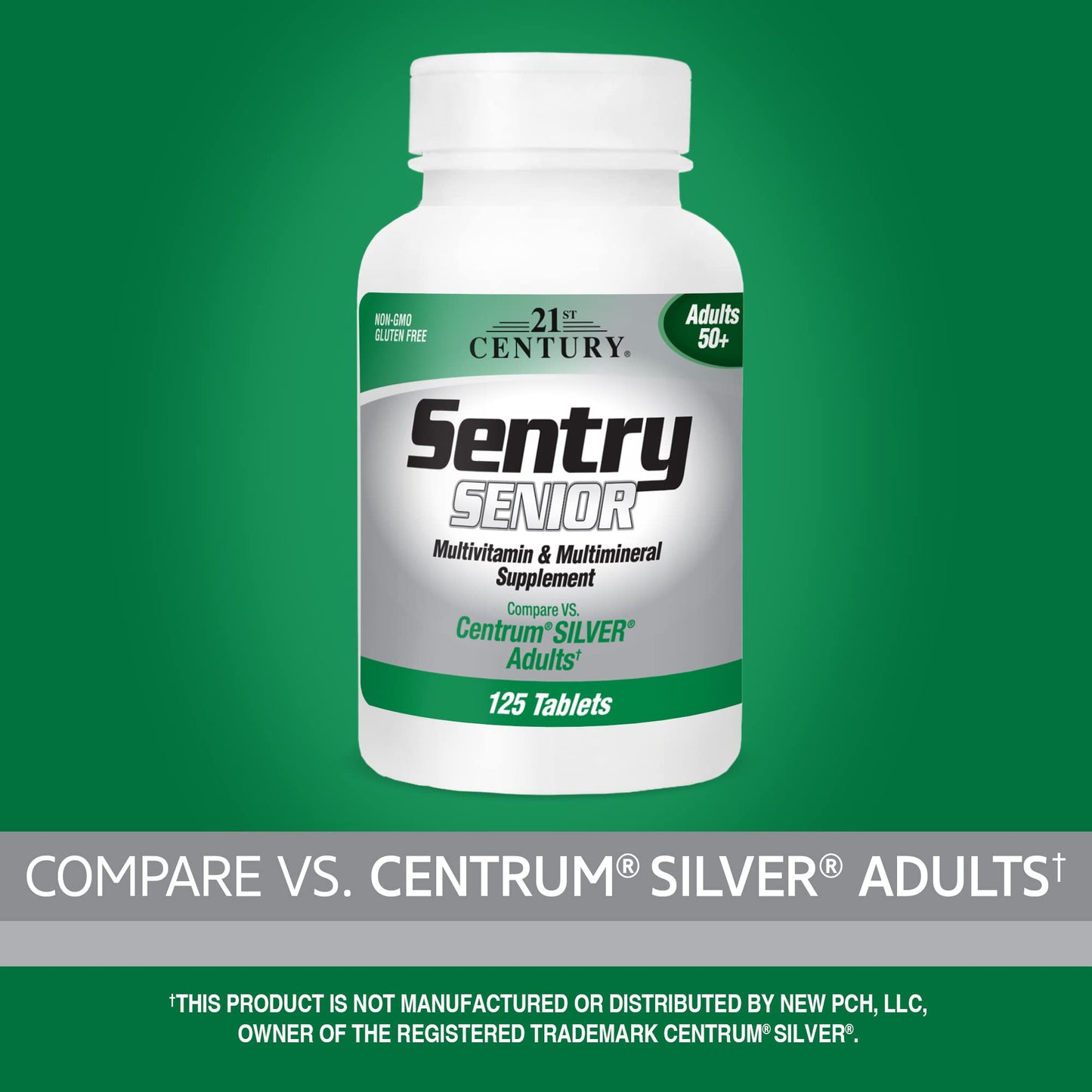 21st Century Sentry Senior Tablets, 265 Count – Comprehensive Multivitamin & Multimineral Support