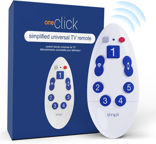 Smpl Simple TV Remote for The Elderly – Easy, Accessible, and Designed for Seniors