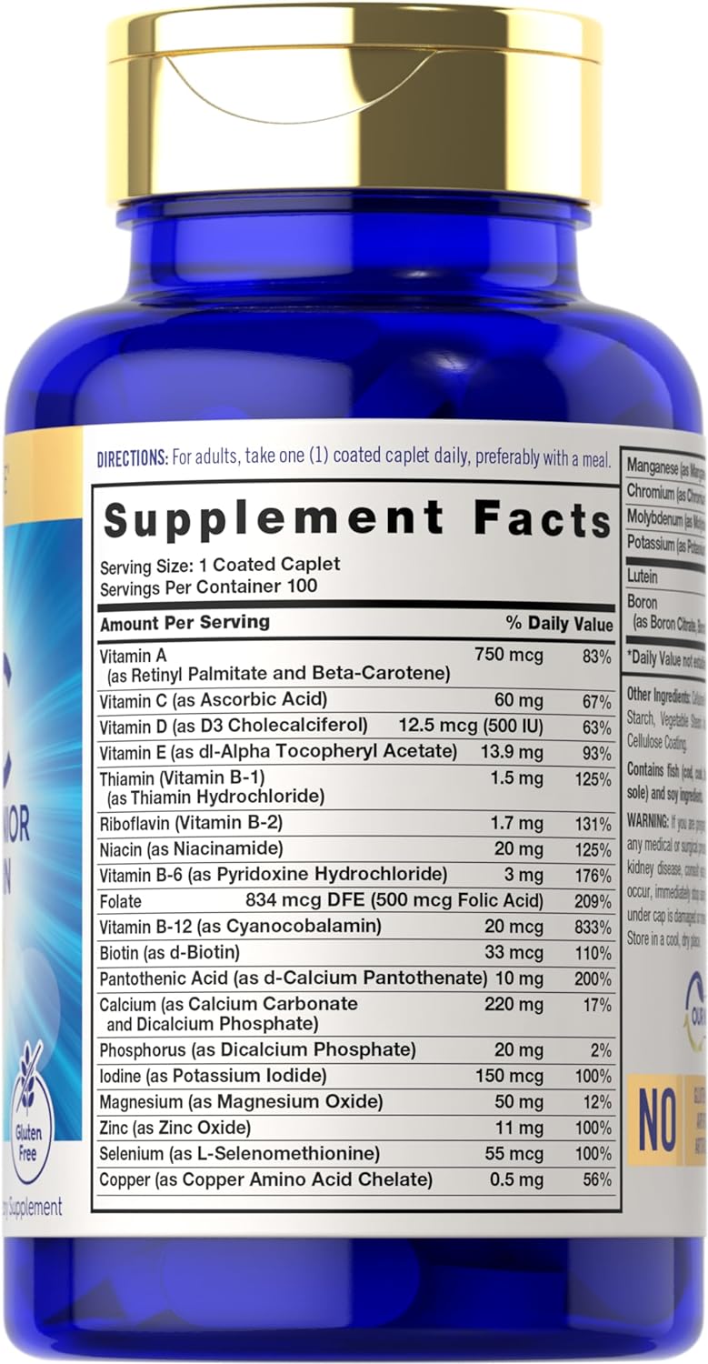 Carlyle Senior Multivitamin for Over 60 – Advanced Nutritional Support for Healthy Aging