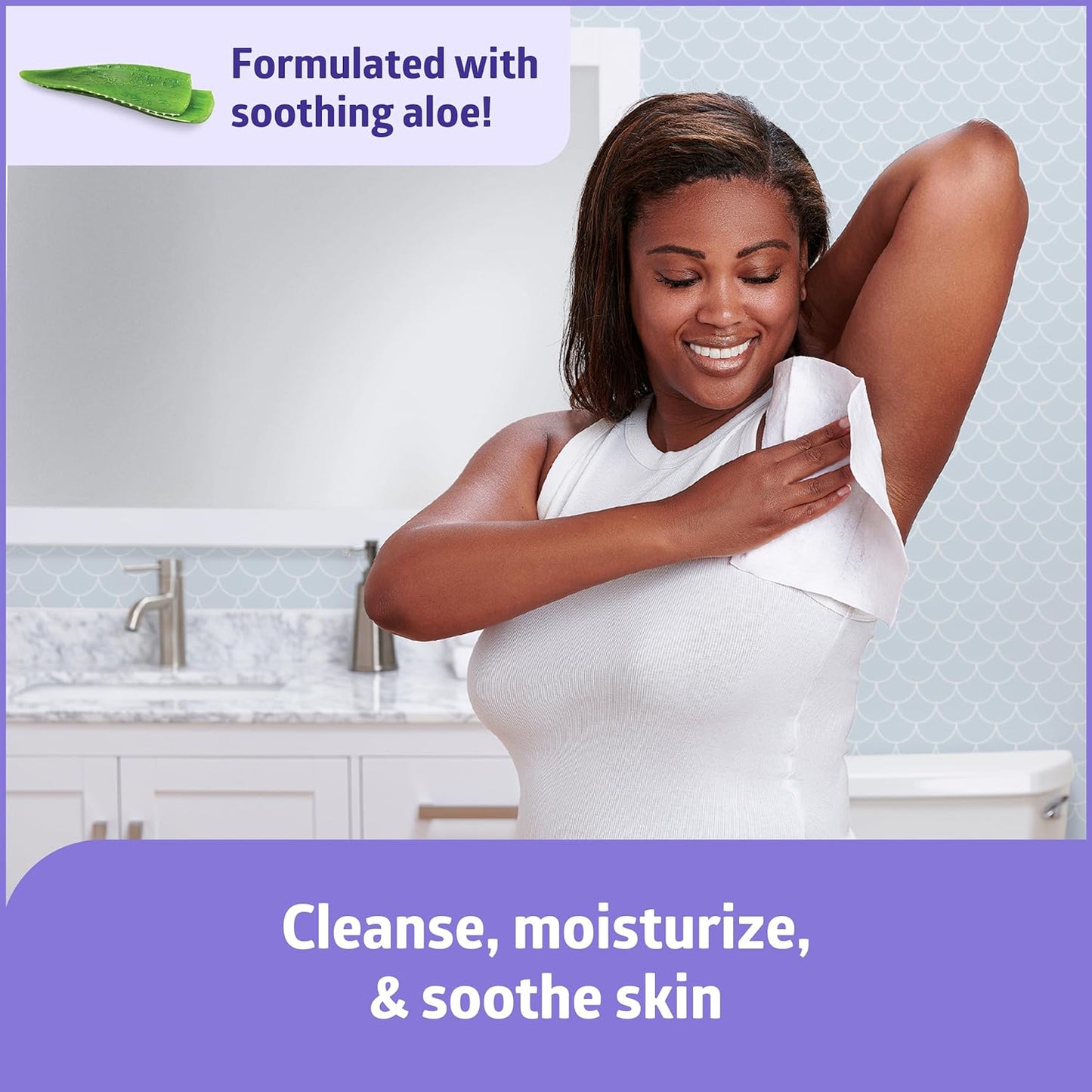 Medline ReadyBath LUXE Extra Thick Adult Bath Wipes – Gentle, Moisturizing & Convenient Hygiene Solution