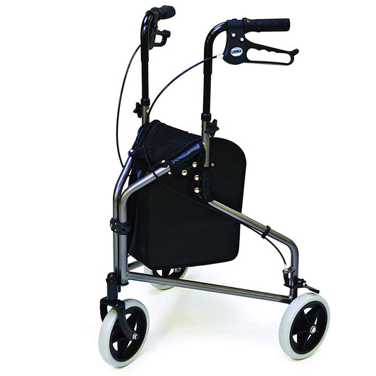 Lumex 3 Wheel Cruiser - Lightweight & Narrow Three Wheel Walkers for Seniors & Tight Spaces