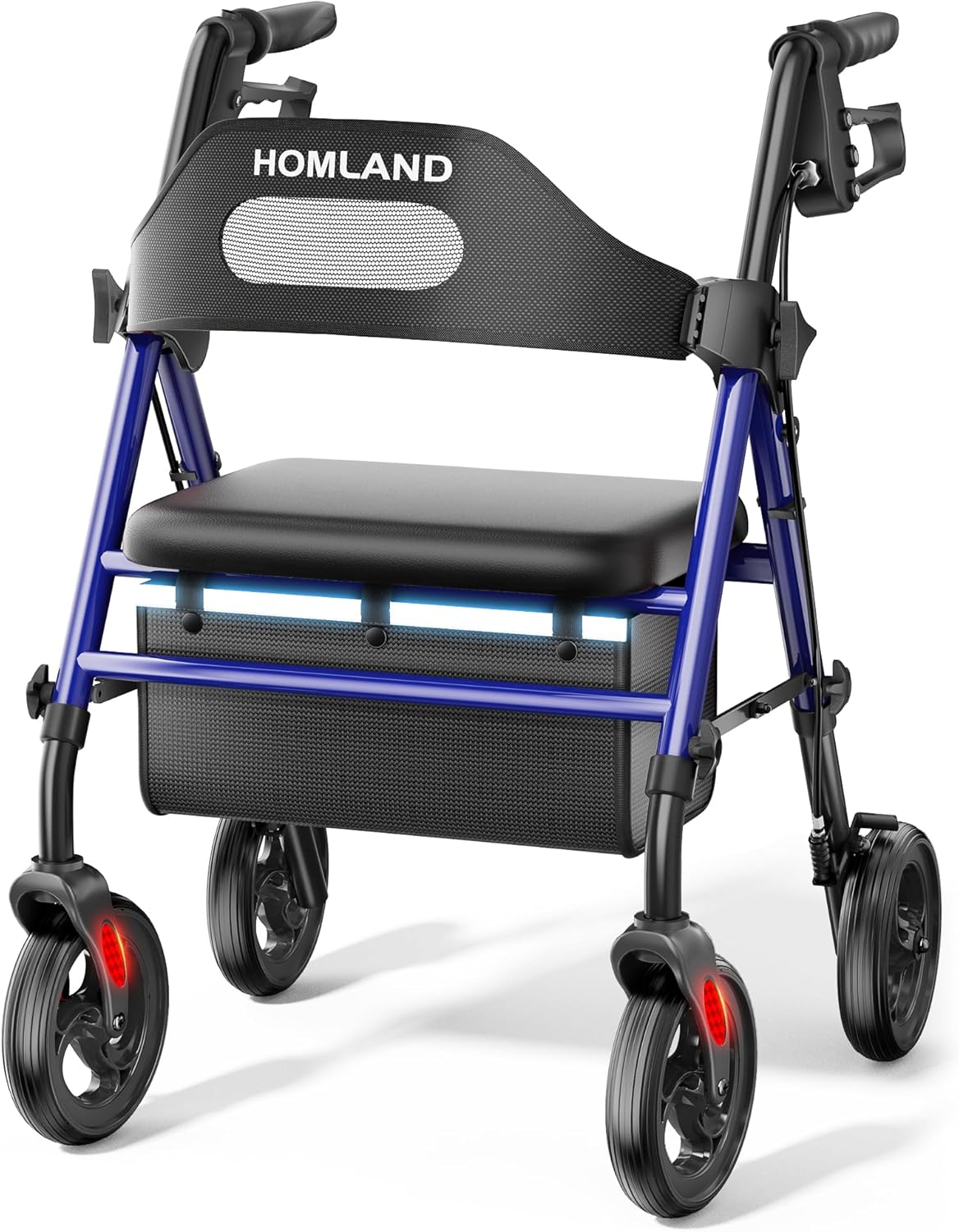 Eligible Rollator Walker with Seat and Chair for Inside Shower with Arms