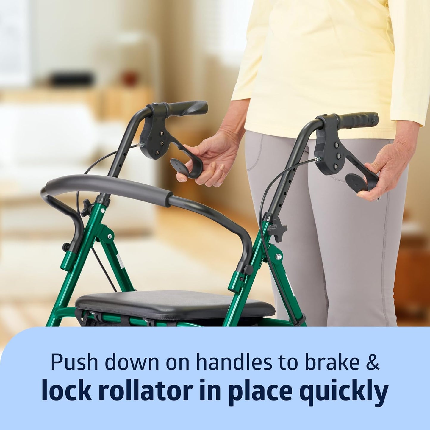 Medline Steel Rollator Walker – Durable, Adjustable & Reliable Mobility Aid