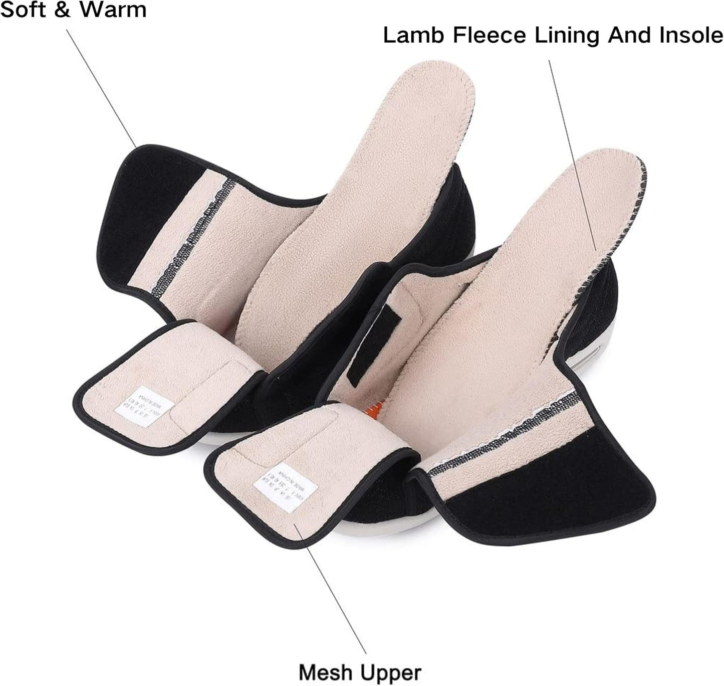 SPR&JOY Diabetic Shoes for Women – Comfortable & Supportive Footwear for Swollen Feet & Edema