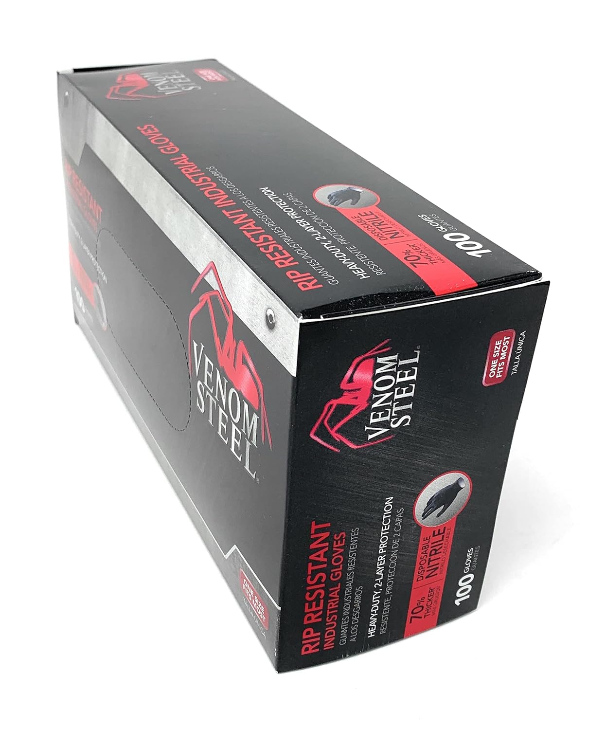 Venom Steel Industrial Nitrile Gloves – Heavy-Duty, Chemical-Resistant Protection