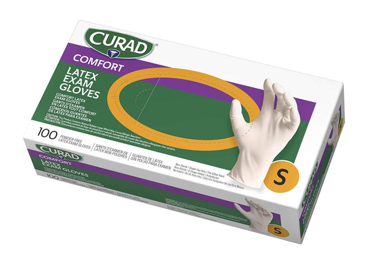 CURAD Comfort Disposable Medical Latex Gloves – Premium Protection for Healthcare Professionals