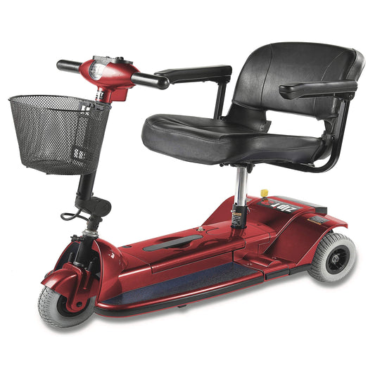 Zipr Xtra 3 Wheel Scooter - 3 Wheel Extended Wheelbase Mobility Scooter - 16" Seat Electric Wheelchair - Portable & Folding Mobility Scooters for Adults, Travel, Seniors, Elderly